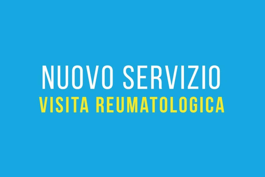 Nuovo servizio di visita reumatologica