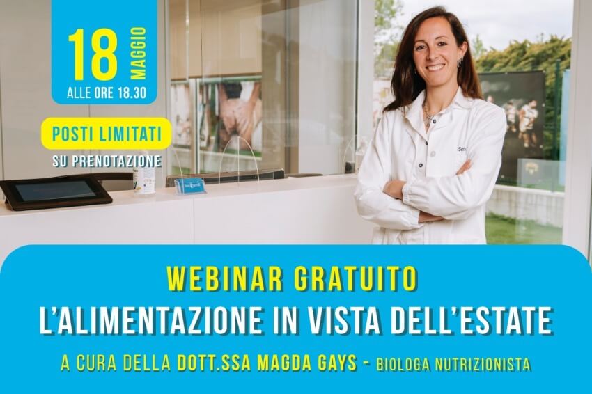L’alimentazione in vista dell’estate | Webinar gratuito