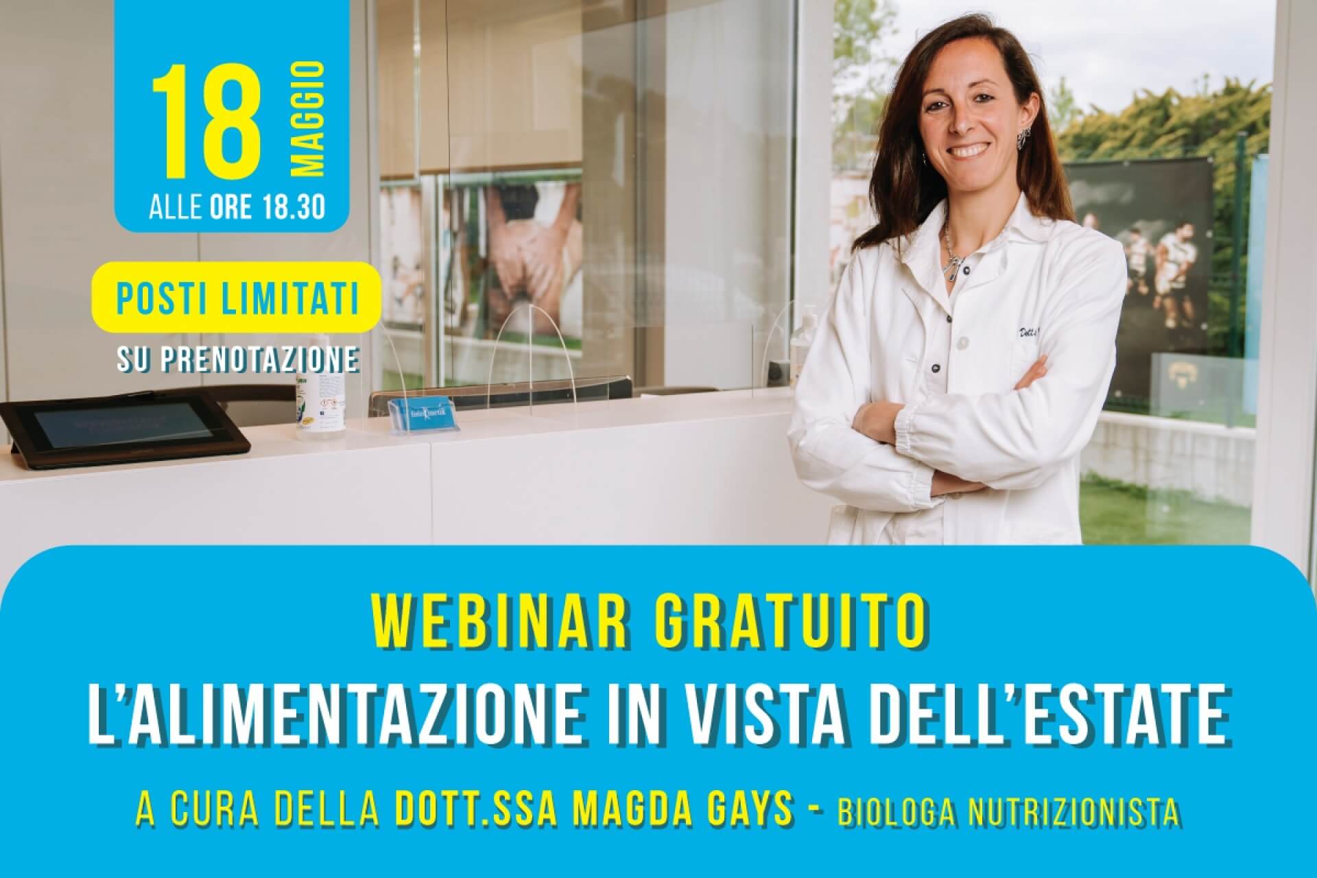 L’alimentazione in vista dell’estate | Webinar gratuito