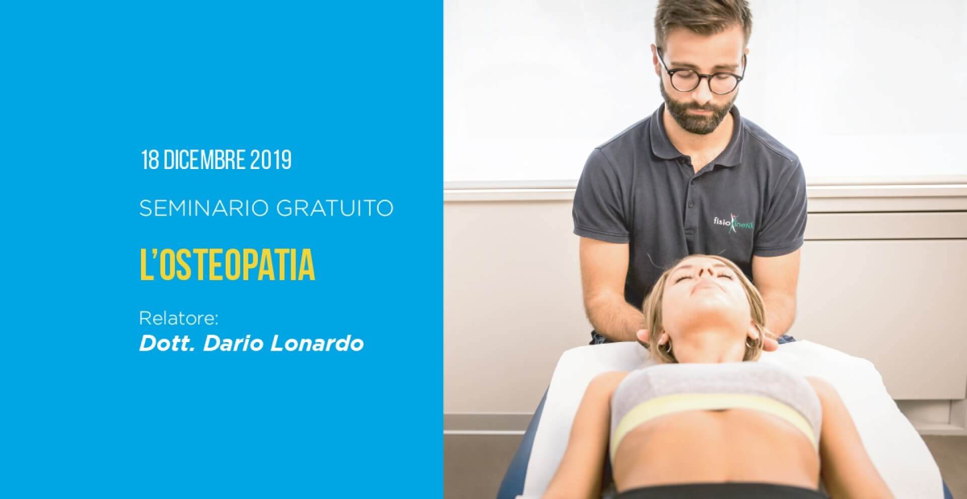Seminario Gratuito sull’Osteopatia